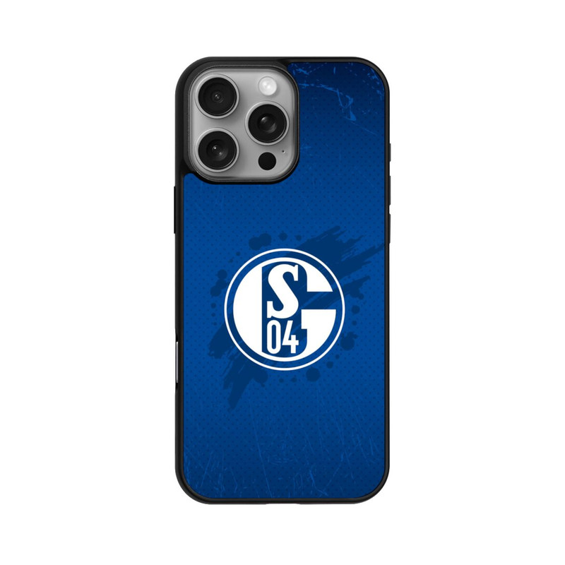 iPhone 16 Pro Max Base Case Schalke 04 Farbe Fleck Blau