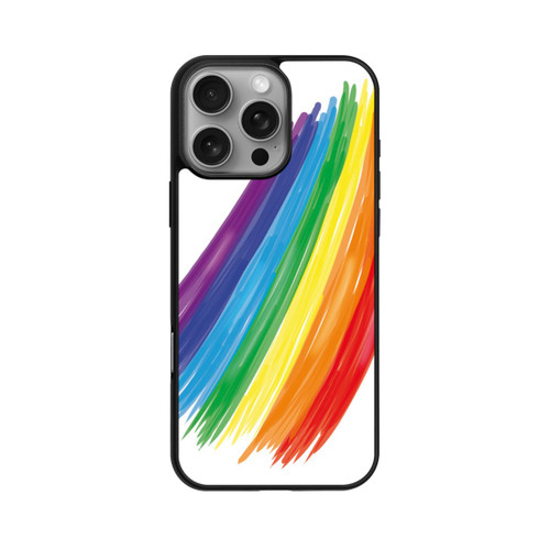 Apple iPhone 16 Pro Max Base Case Rainbow Paint Brush