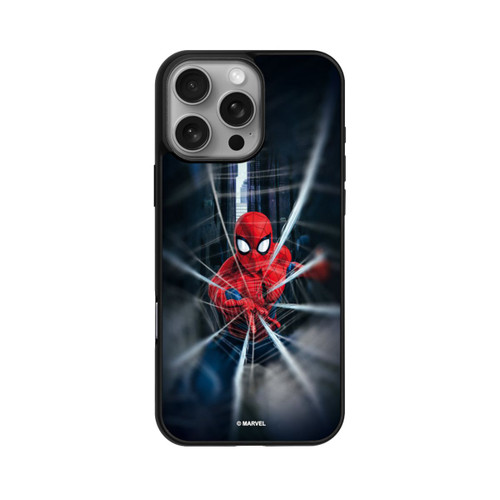Apple iPhone 16 Pro Max Base Case Spider-Man Webs In Action