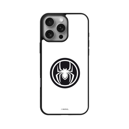 Apple iPhone 16 Pro Max Base Case Spider-Man Logo White