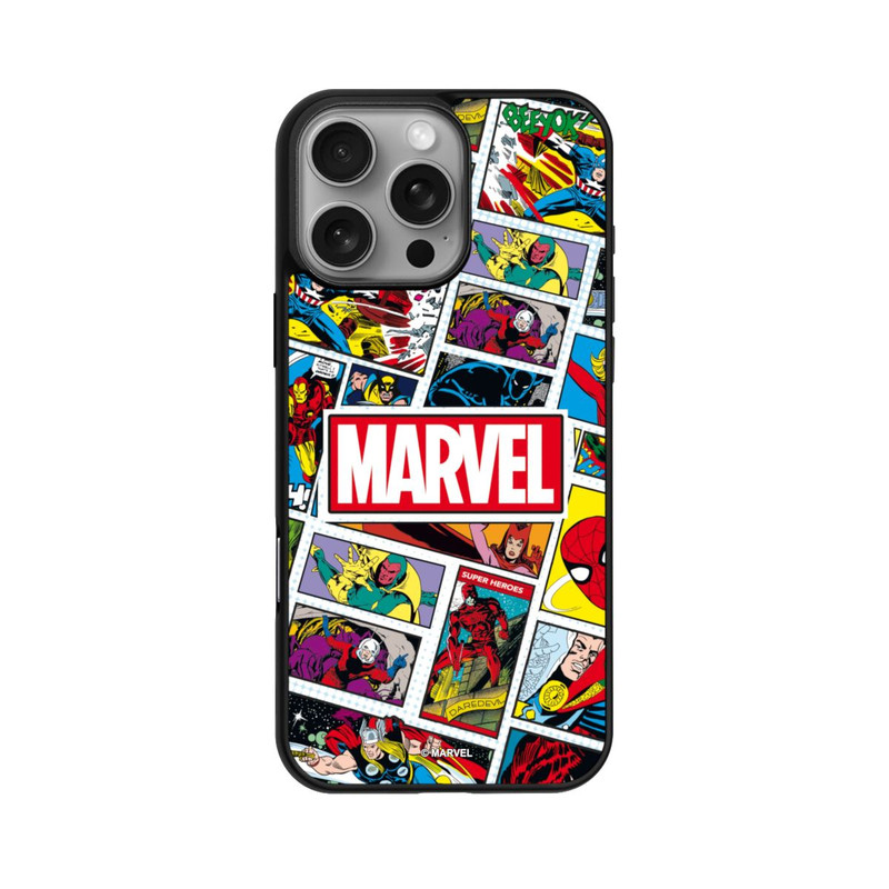 iPhone 16 Pro Max Base Case Marvel Comic Pattern