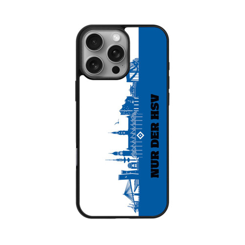 Apple iPhone 16 Pro Max Base Case HSV Skyline Blau Weiß