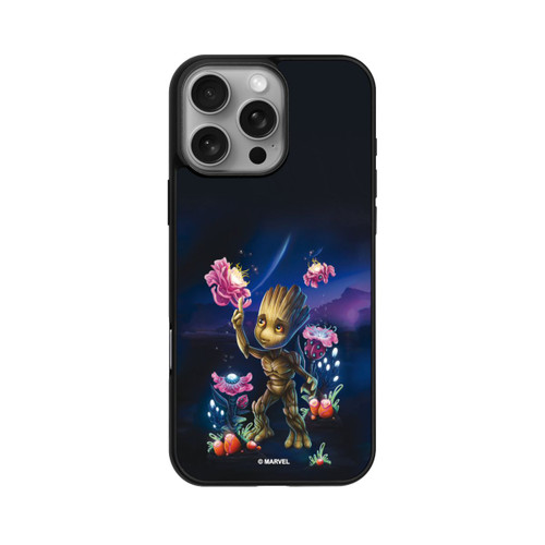 Apple iPhone 16 Pro Max Base Case Baby Groot Blumen