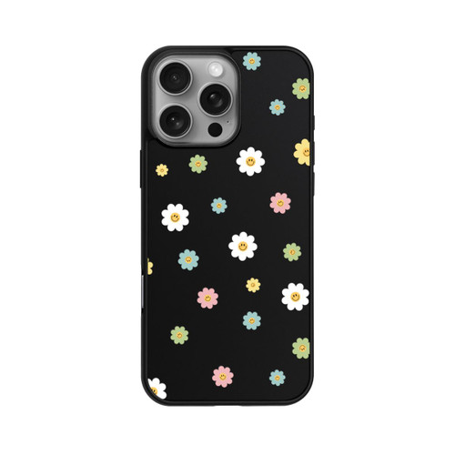 Apple iPhone 16 Pro Max Base Case Flower Power klein transparent