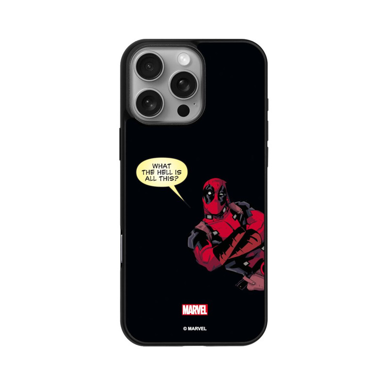 iPhone 16 Pro Max Base Case Deadpool What the Hell