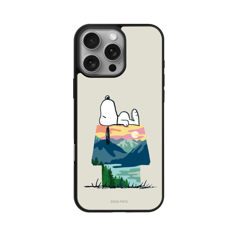 iPhone 16 Pro Max Base Case Snoopy Camping Hütte
