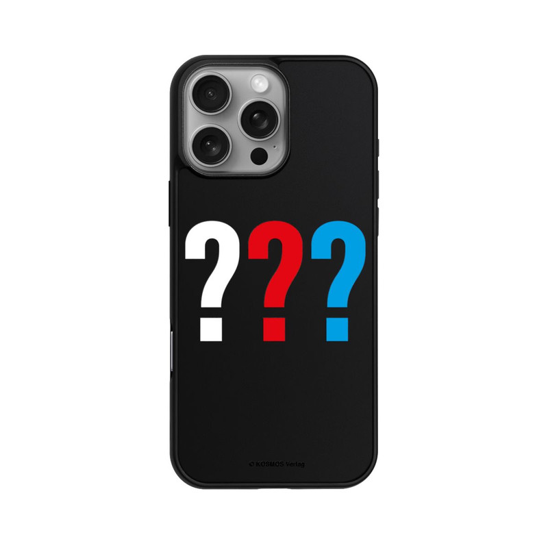 iPhone 16 Pro Max Base Case Die Drei Fragezeichen Logo Transparent
