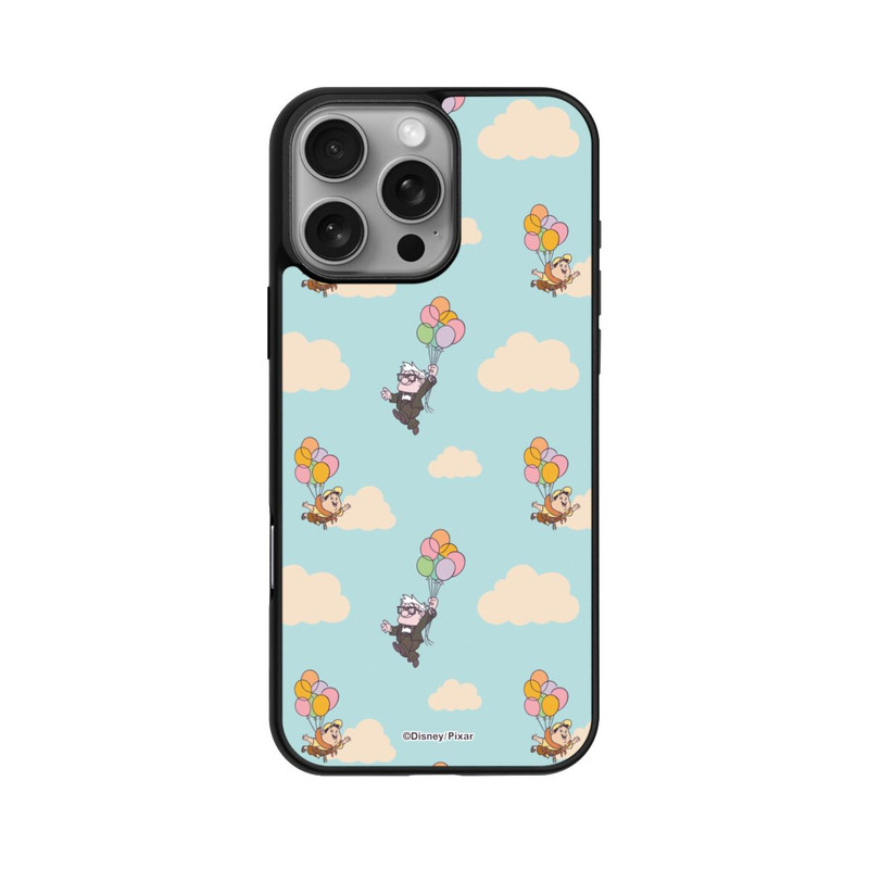 iPhone 16 Pro Max Base Case Disney Oben Ballon Haus Muster