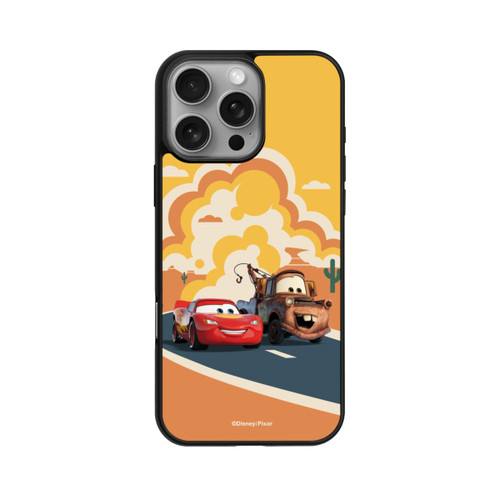 Apple iPhone 16 Pro Max Base Case Disney Cars Lightning McQueen Und Hook on the Road