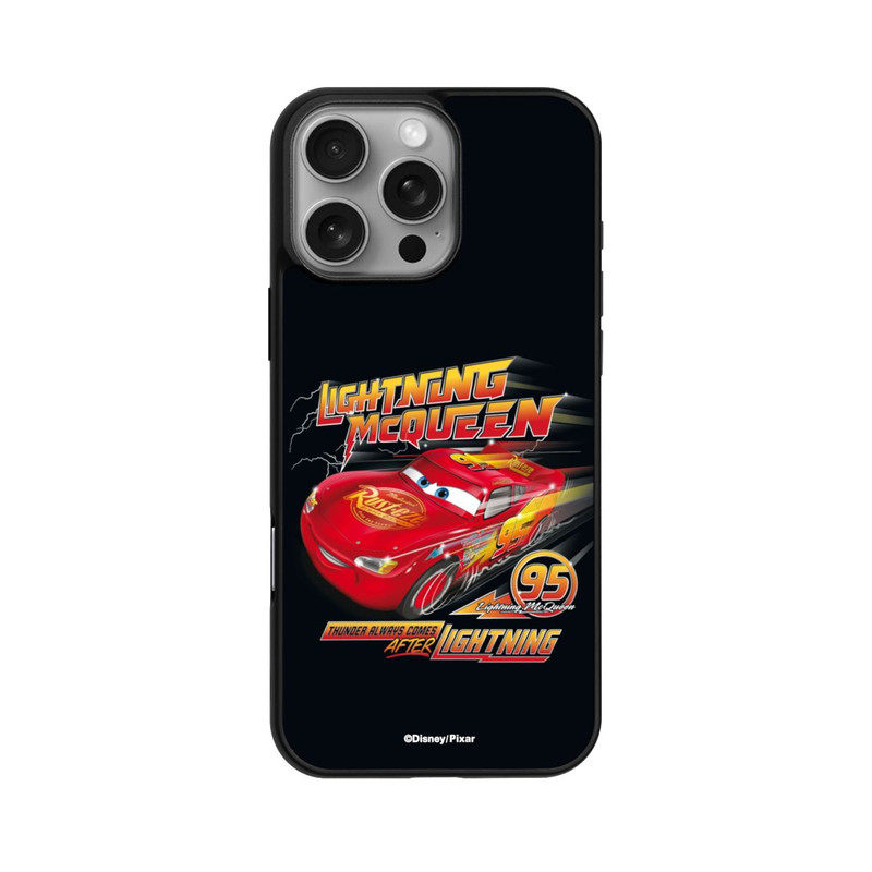 iPhone 16 Pro Max Base Case Cars Lightning McQueen Thunder Always Comes After Lightning