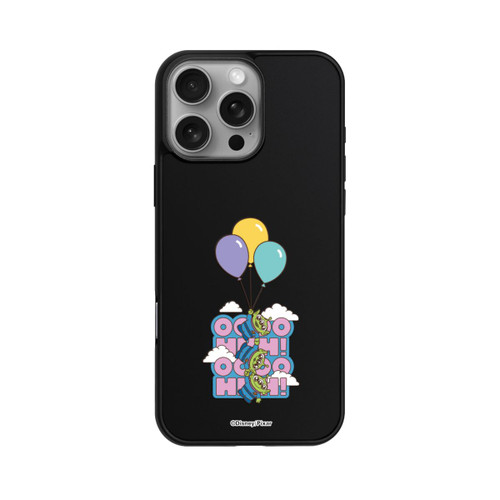 Apple iPhone 16 Pro Max Base Case Toy Story Aliens Balloons OOOOHHH Transparent