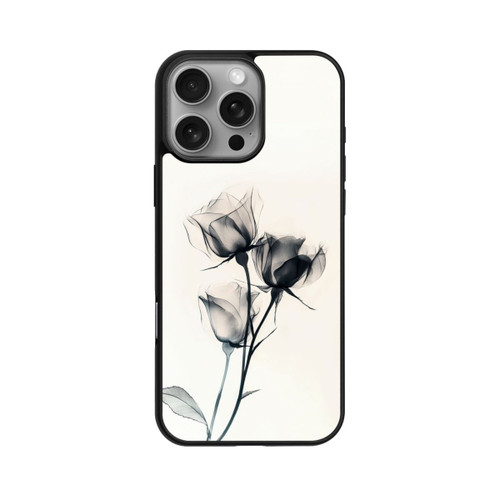 Apple iPhone 16 Pro Max Base Case Schwarze Blume