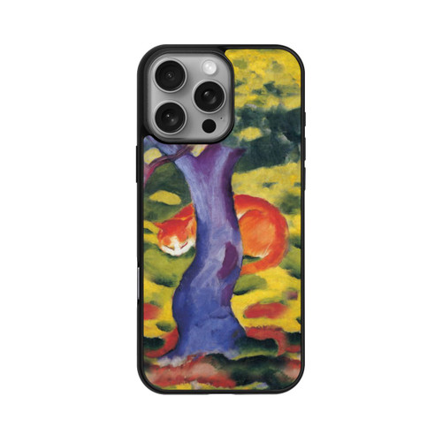 Apple iPhone 16 Pro Max Base Case Katze hinter Einem Baum von Franz Marc