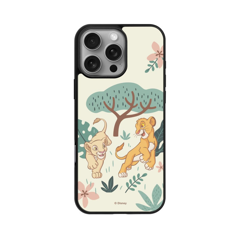 iPhone 16 Pro Max Base Case Simba und Nala Floral