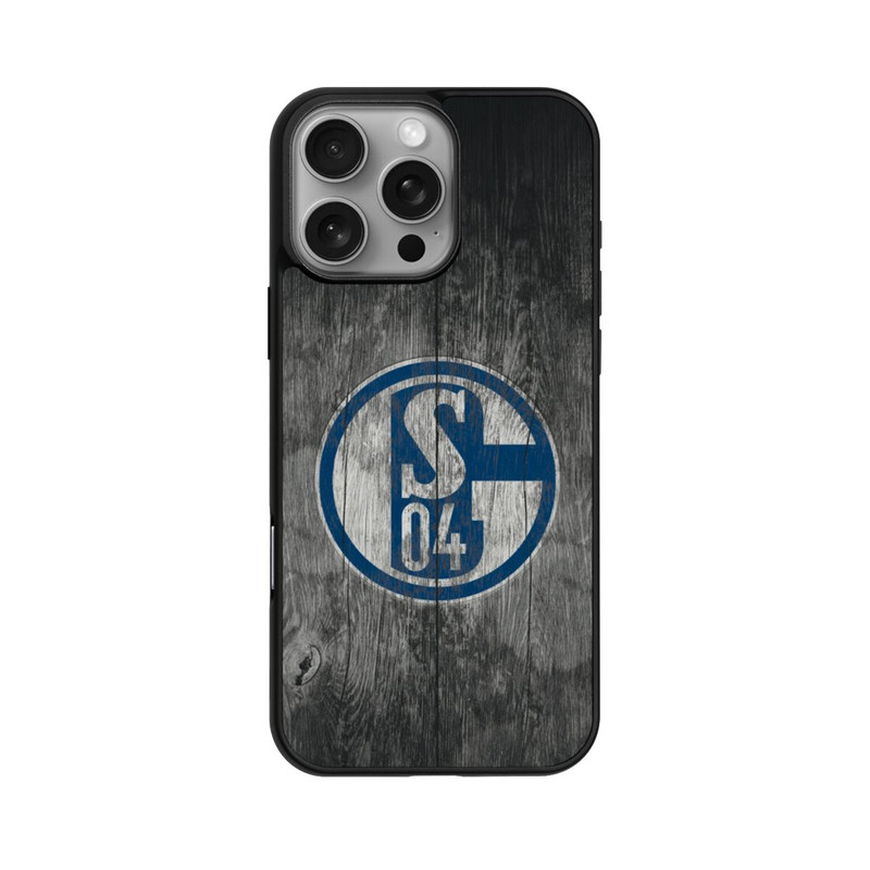 iPhone 16 Pro Max Base Case Schalke 04 Holz Look