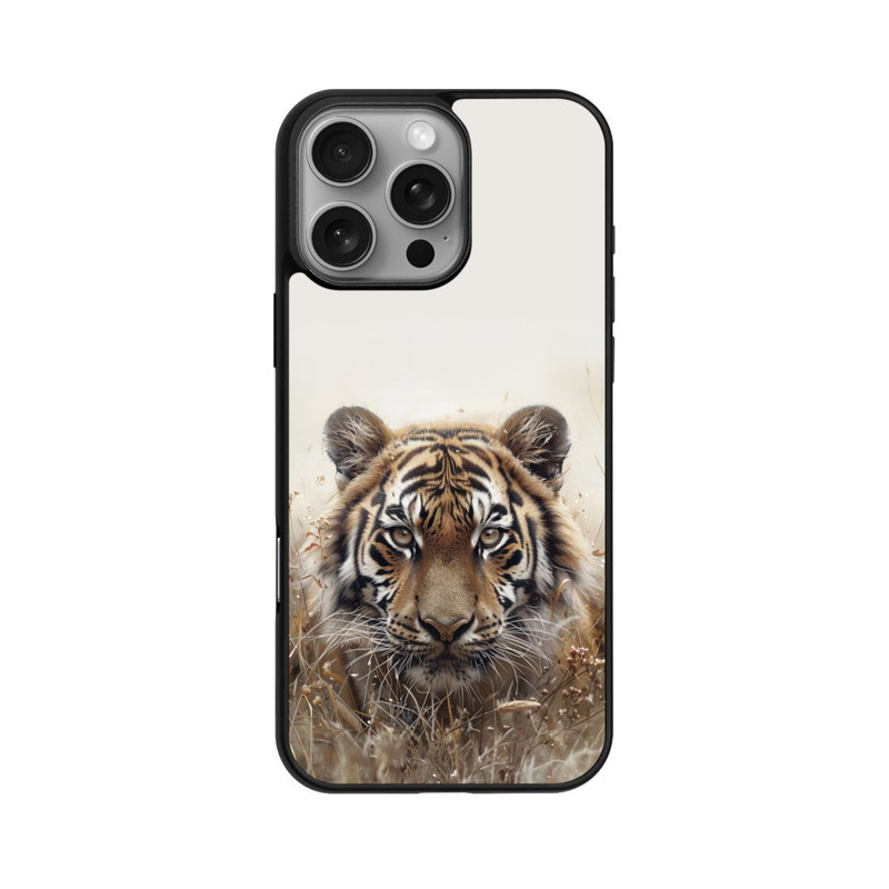 iPhone 16 Pro Max Base Case Hunting Tiger Grasses