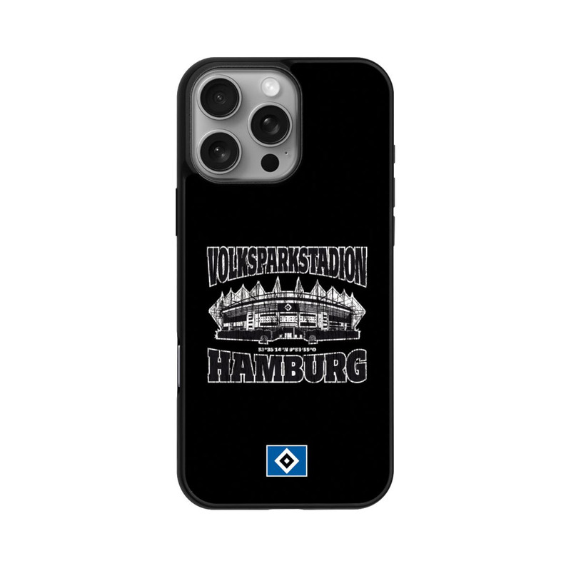 iPhone 16 Pro Max Base Case HSV Volksparkstadion Schwarz