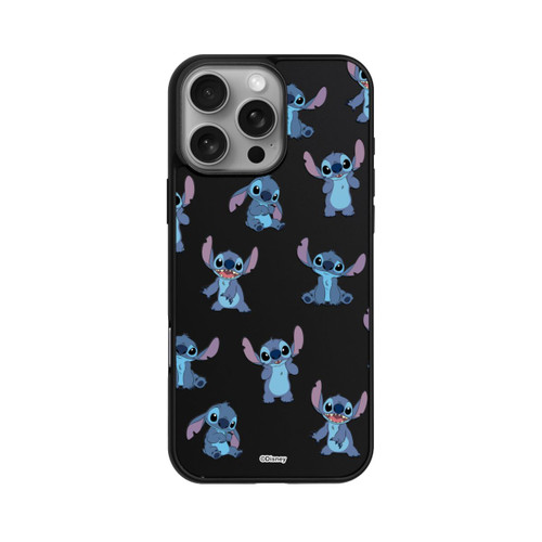 Apple iPhone 16 Pro Max Base Case Stitch Faces Pattern Transparent