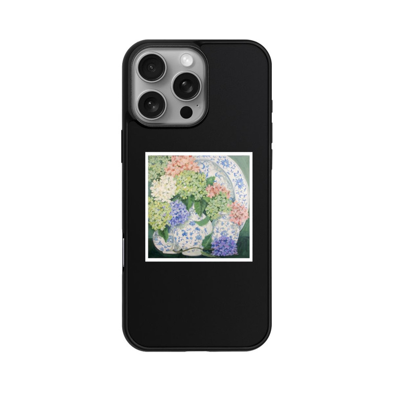 iPhone 16 Pro Max Base Case Hydrangeas by Jennifer Abbott