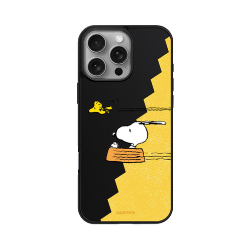 Apple iPhone 16 Pro Max Base Case Peanuts-Snoopy und Woodstock Transparent