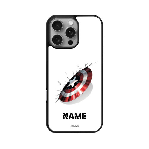 Apple iPhone 16 Pro Max Base Case Captain America Shield Personalisierbar
