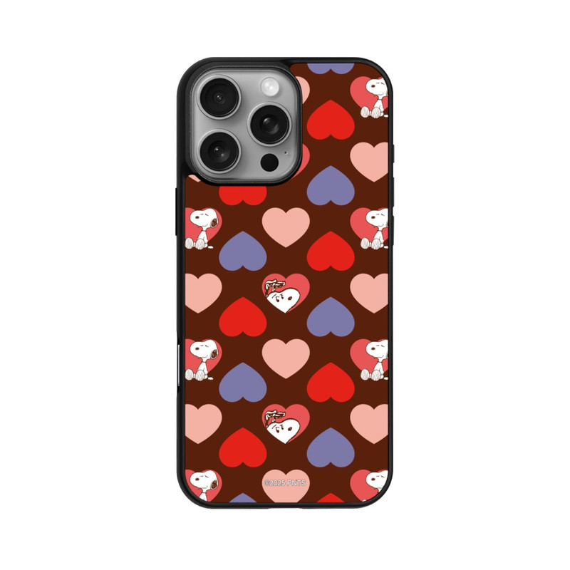 iPhone 16 Pro Max Base Case Peanuts Hearts