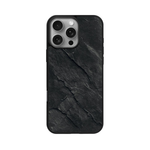 Apple iPhone 16 Pro Max Base Case Dunkler Schiefer Look