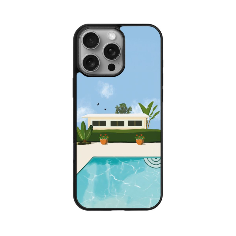 iPhone 16 Pro Max Base Case California Backyard by Roberta Murray