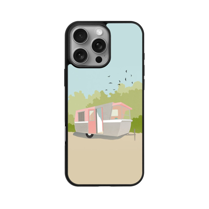 iPhone 16 Pro Max Base Case Retro Glamping by Roberta Murray