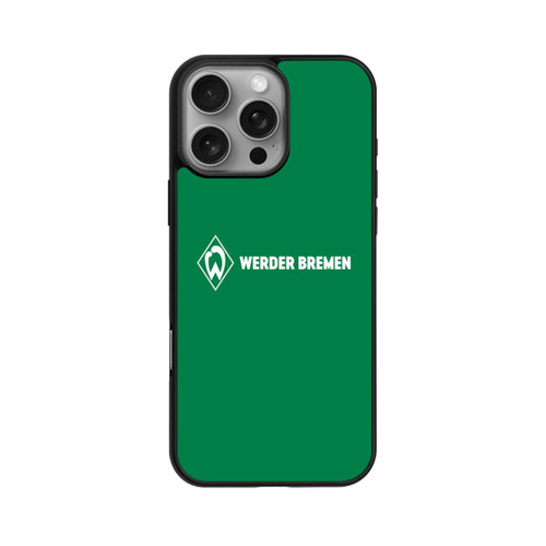 Apple iPhone 16 Pro Max Base Case Werder Bremen Schriftzug Raute Grün