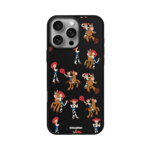 Apple iPhone 16 Pro Max Base Case Toy Story 5 Jessie Cowboy Pattern Transparent