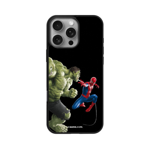 Apple iPhone 16 Pro Max Base Case Spider-Man und Hulk