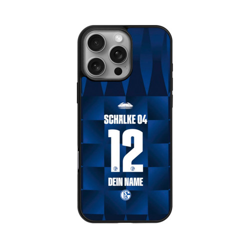 Apple iPhone 16 Pro Max Base Case Schalke 04 Trikot Personalisierbar 26-27