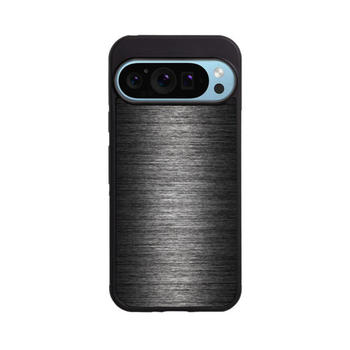 Google Pixel 9 Pro Base Case Metal Look - Anthrazit