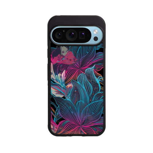 Google Pixel 9 Pro Base Case Neon Flower Power