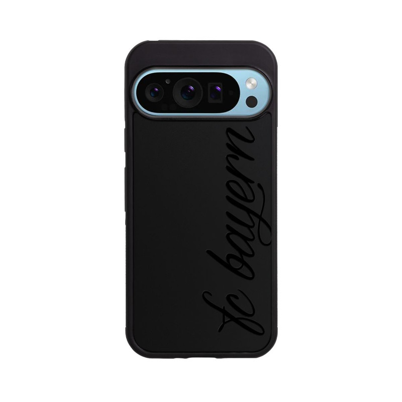 Pixel 9 Pro Base Case Schwarzes FCB Girlmotiv - ohne Hintergrund