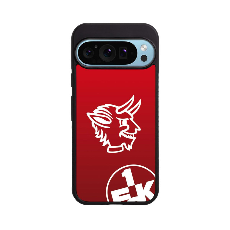 Pixel 9 Pro Base Case Teufelskopf FCK auf Rot