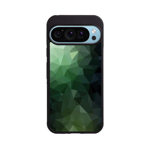Google Pixel 9 Pro Base Case Polygonal Mosaic Green