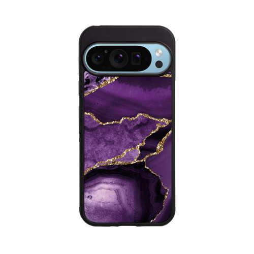 Google Pixel 9 Pro Base Case Lila Marmor Landschaft