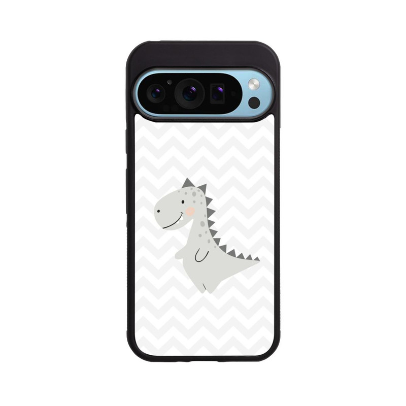 Pixel 9 Pro Base Case Grauer Dino