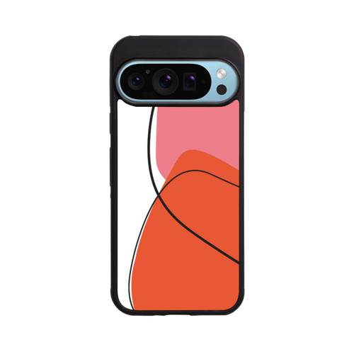 Google Pixel 9 Pro Base Case Meine orangefarbene Kunst