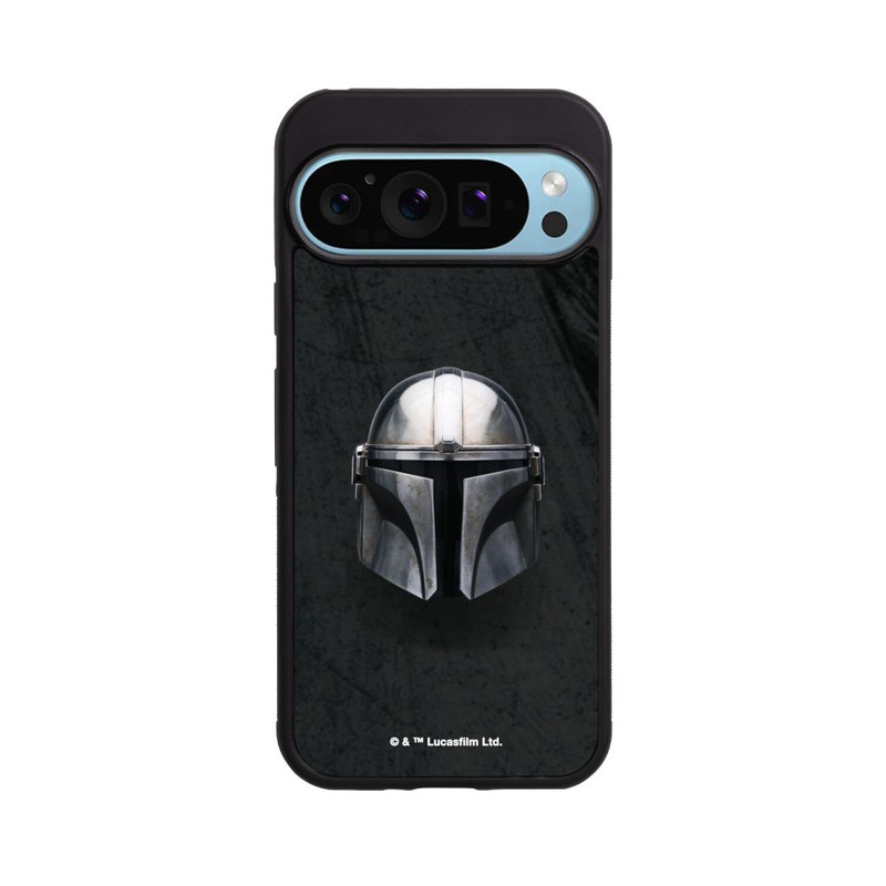 Pixel 9 Pro Base Case Schwarzer Mandalorianer Helm