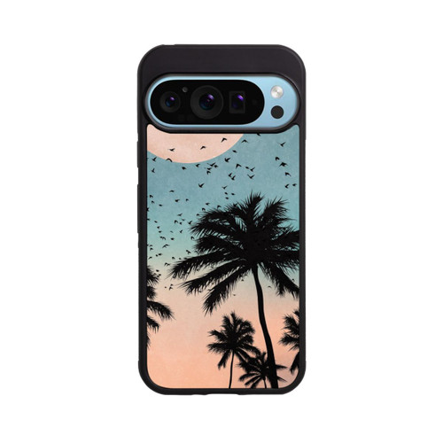 Google Pixel 9 Pro Base Case Sonnenaufgang Palmen