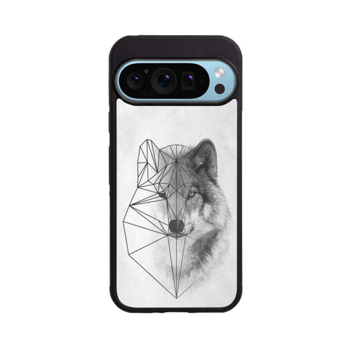Google Pixel 9 Pro Base Case Polygonaler Wolf