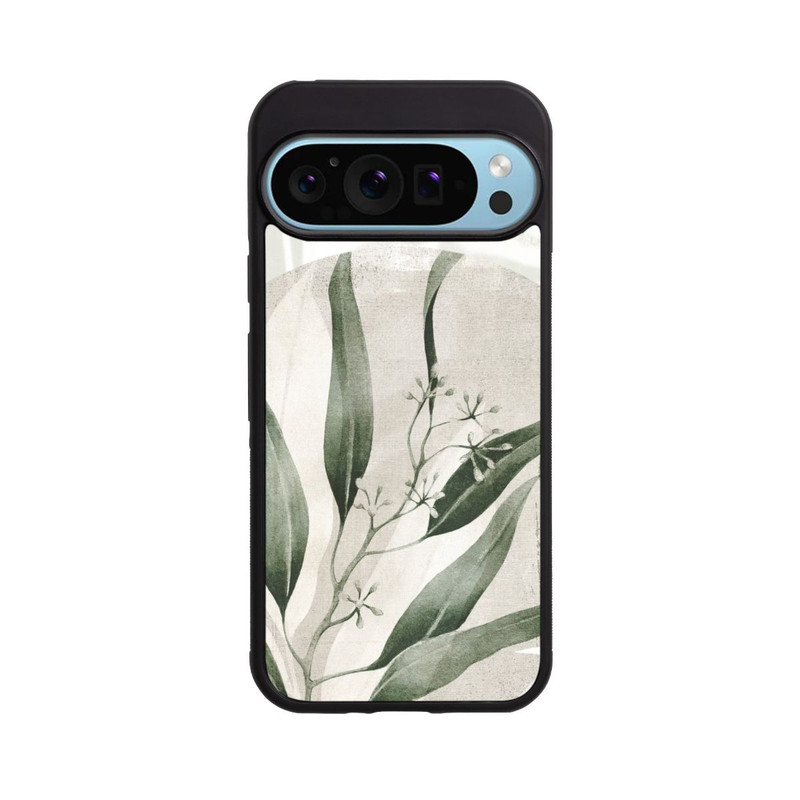 Pixel 9 Pro Base Case Illustrierte Blätter