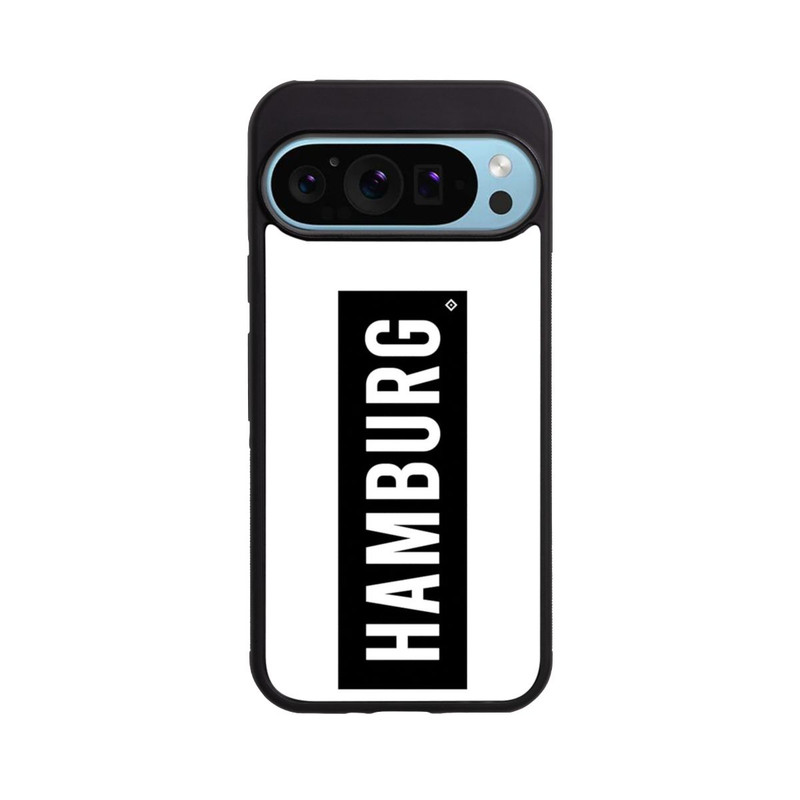 Pixel 9 Pro Base Case HSV Hamburg Schwarz Weiss