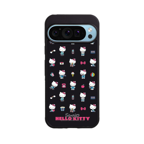 Google Pixel 9 Pro Base Case Hello Kitty 90s Schwarz
