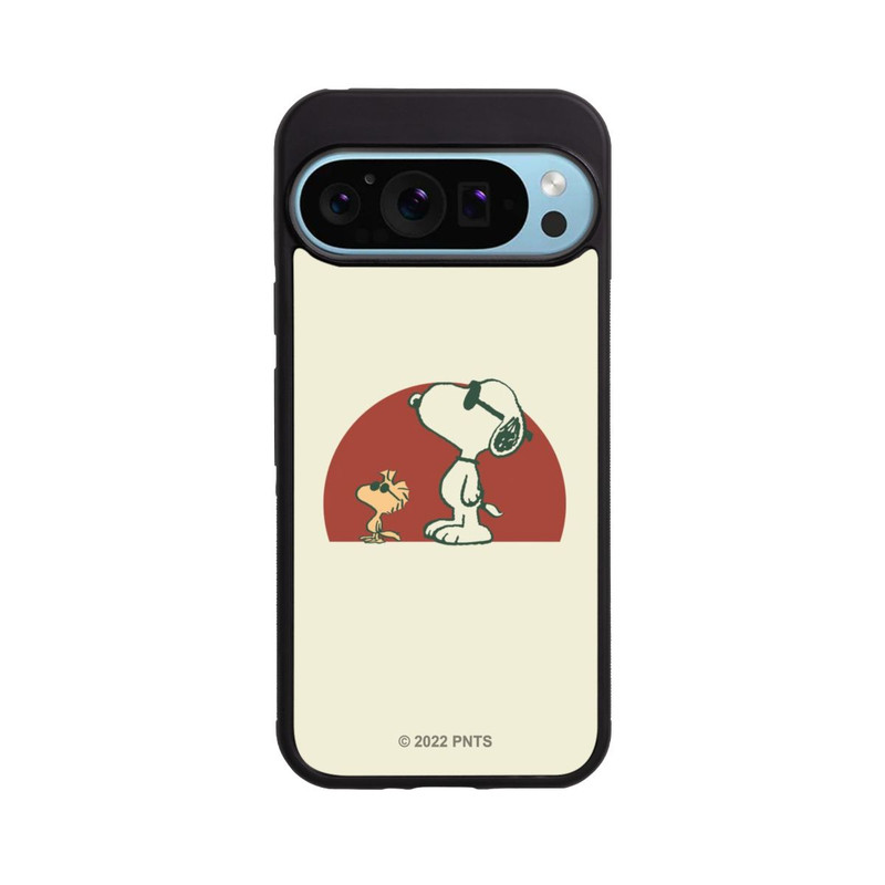 Pixel 9 Pro Base Case Snoopy Woodstock weit draußen