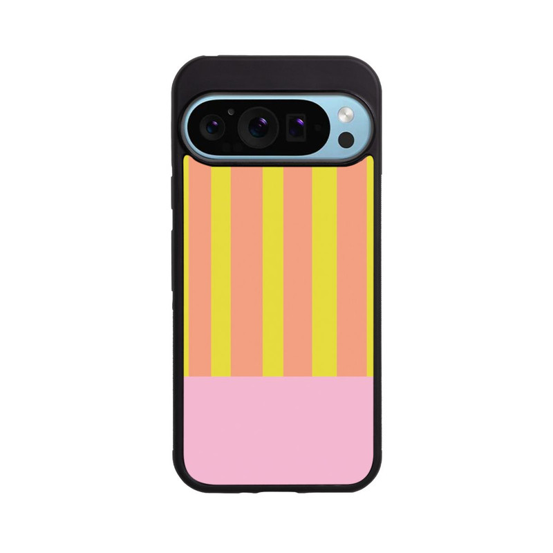 Pixel 9 Pro Base Case Neonfarbige Streifen