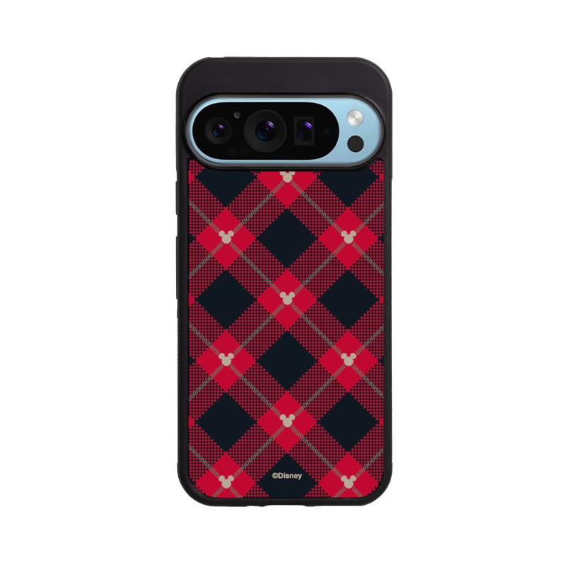 Pixel 9 Pro Base Case Mickey Weihnachtsmuster Rot
